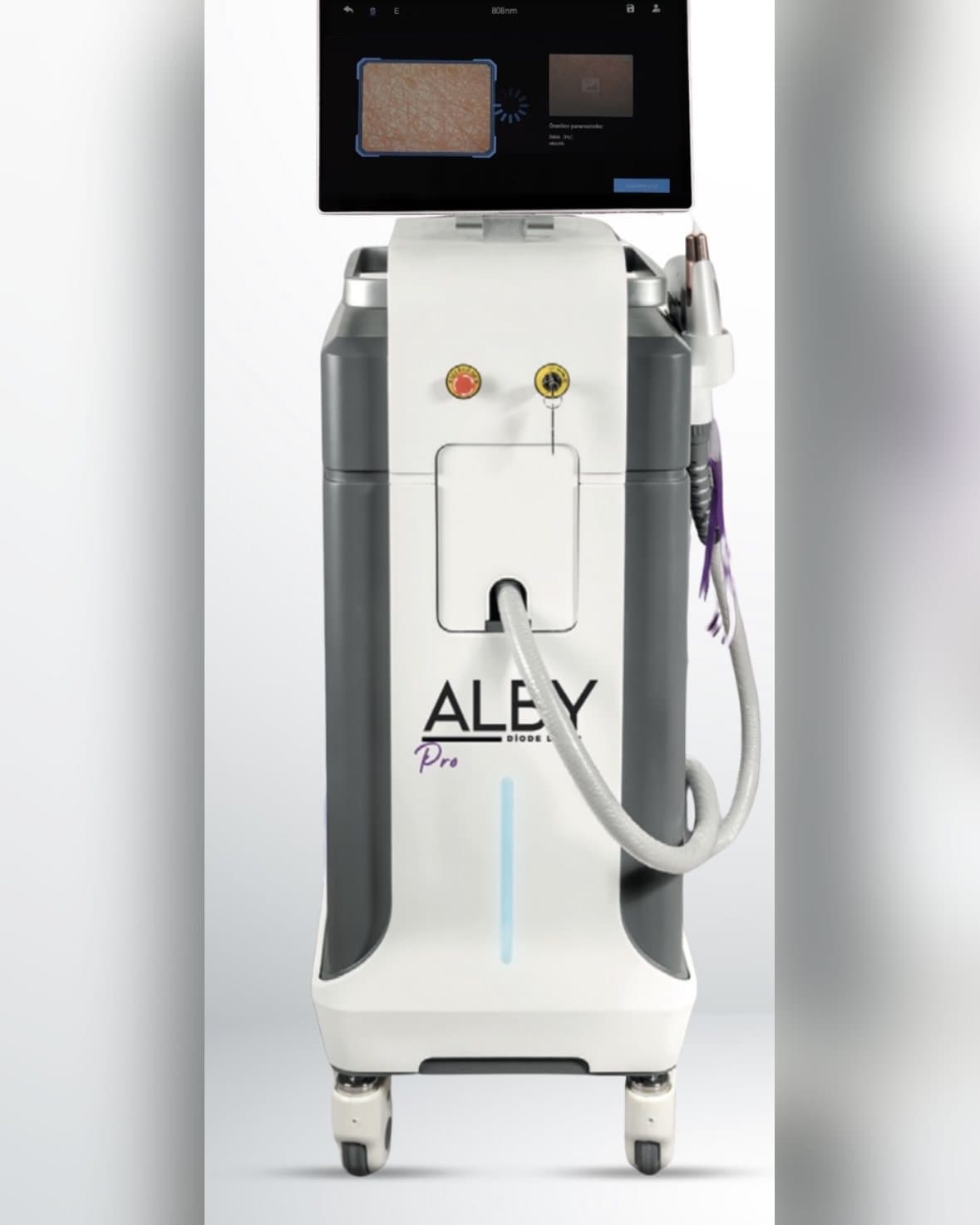 Alby Pro diode lazer cihazı ve başlığı